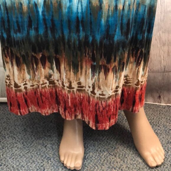 Romeo & Juliet Couture Tie Dye Maxi Dress M - Picture 5 of 13